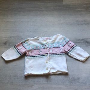 Janie and Jack Christmas snowman sweater